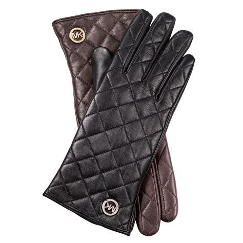 michael kors womens black leather gloves|MICHAEL Michael Kors Women's Smooth Leather Gloves .